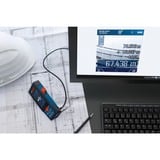 Bosch GLM 150-27 C Professional, Telémetro azul/Negro, IP54, 210 g