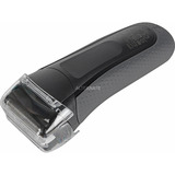Braun Serie 3 3000S Máquina de afeitar de láminas Gris negro/Gris, Máquina de afeitar de láminas, Gris, Carga, AC/Batería, Níquel-metal hidruro (NiMH), Batería integrada