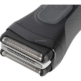 Braun Serie 3 3000S Máquina de afeitar de láminas Gris negro/Gris, Máquina de afeitar de láminas, Gris, Carga, AC/Batería, Níquel-metal hidruro (NiMH), Batería integrada