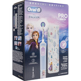 Braun Vitality Pro Frozen Niño Cepillo dental oscilante Negro, Gris, Cepillo de dientes eléctrico celeste/blanco, Niño, Cepillo dental oscilante, Pulso, Negro, Gris, 2 min, Negro