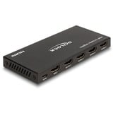 DeLOCK 18652, Splitter HDMI negro