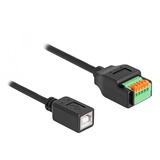 DeLOCK 66250, Adaptador negro