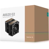 DeepCool AK620 G2, Disipador de CPU negro/Madera