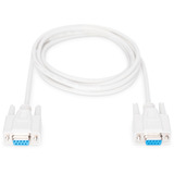 Digitus Cable de conexión para transferencia de datos serial, D-Sub9 (hembra) > D-Sub9 (hembra) beige