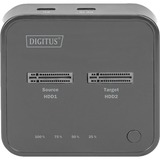 Digitus Estación de acoplamiento dual M.2 NVM SSD negro