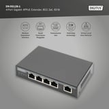 Digitus Extensor Gigabit 4 puertos 4PPoE, Repetidor PoE 