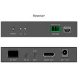 Digitus Set extensor HDMI por fibra IP, Alargador de HDMI negro