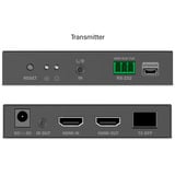 Digitus Set extensor HDMI por fibra IP, Alargador de HDMI negro