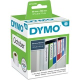 Dymo LW -Etiquetas para archivadores de tamaño grande - 59 x 190 mm - S0722480 blanco, Blanco, Etiqueta para impresora autoadhesiva, Papel, Permanente, Rectángulo, LabelWriter
