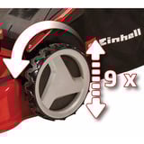EINHELL GC-PM 46 SM HW-E Li, Cortacésped rojo/Negro