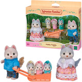 EPOCH Sylvanian Families - Familia Husky, Juegos de construcción 