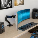 Ergotron Brazo para monitor HX con articulación VHD, soporte de mesa, Soporte de monitor negro (mate)