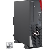 Fujitsu CELSIUS J5010 DDR4-SDRAM i9-10900 SFF Intel® Core™ i9 32 GB 512 GB SSD Windows 10 Pro Puesto de trabajo Negro, Rojo, PC completo negro, 2,8 GHz, Intel® Core™ i9, 32 GB, 512 GB, DVD Super Multi, Windows 10 Pro