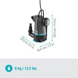 GARDENA 20000 BASIC 9017-47, Bombas presión e inmersión gris/Negro
