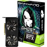 Gainward GeForce RTX 3060 Ti Ghost OC NVIDIA 8 GB GDDR6, Tarjeta gráfica GeForce RTX 3060 Ti, 8 GB, GDDR6, 256 bit, 7680 x 4320 Pixeles, PCI Express x16 4.0