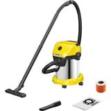 WD 3 S V-17/4/20 17 L Aspiradora de tambor Seca y húmeda 1000 W Bolsa para el polvo, Aspiradora en húmedo y en seco
