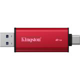 Kingston Dual Portable 2 TB, Unidad de estado sólido rojo/Negro