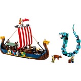 LEGO Creator 31132 Barco Vikingo y Serpiente Midgard, Juguete 3en1, Juegos de construcción Juguete 3en1, Juego de construcción, 9 año(s), Plástico, 1192 pieza(s), 1,84 kg