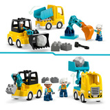 LEGO DUPLO Town Vehículos de construcción - Set 3 en 1, Juegos de construcción 