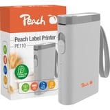Peach PE110 impresora de etiquetas Térmica directa 203 x 203 DPI 60 mm/s Inalámbrico Bluetooth blanco, Térmica directa, 203 x 203 DPI, 60 mm/s, Inalámbrico, Blanco