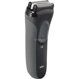 Procter & Gamble Serie 3 3000S Máquina de afeitar de láminas Gris negro/Gris, Máquina de afeitar de láminas, Gris, Carga, AC/Batería, Batería integrada, 30 min