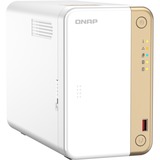 QNAP TS-262-4G, NAS blanco