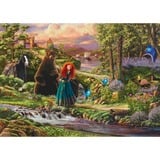 Schmidt Spiele Thomas Kinkade Studios: Disney Dreams Collection - Valiente, Mérida Leyenda de las Tierras Altas, Puzzle 