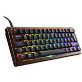 Sharkoon 4044951042784, Teclado para gaming madera/Negro
