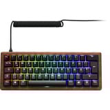 Sharkoon 4044951042784, Teclado para gaming madera/Negro