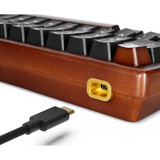 Sharkoon 4044951042784, Teclado para gaming madera/Negro