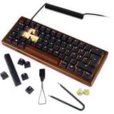 Sharkoon 4044951042784, Teclado para gaming madera/Negro