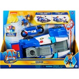 Spin Master Vehículo de policía de Chase transformable 2 en 1 , Automóvil de construcción PAW Patrol, de la película. de ciudad de Chase de la película con motocicleta, luces y sonidos, y figura de acción coleccionable, Coche, Interior, 3 año(s), LR44, Multicolor