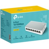 TP-Link TL-SF1008D No administrado Fast Ethernet (10/100) Blanco, Interruptor/Conmutador No administrado, Fast Ethernet (10/100), Bidireccional completo (Full duplex), Minorista