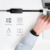 TP-Link UE306 base para portátil y replicador de puertos Alámbrico USB Negro, Adaptador de red Alámbrico, USB, 10,100,1000 Mbit/s, Negro, CE, FCC, RoHS, Windows 10, Windows 10 Education, Windows 10 Education x64, Windows 10 Enterprise, Windows 10...