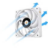 Thermaltake TOUGHFAN EX12 White – Swappable Edition, Ventilador negro