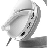 Turtle Beach Recon 200 Gen 2 Blanco Auriculares amplificados para juegos para PS5, PS4, Xbox Series X|S, Xbox One y PC, Auriculares para gaming blanco, PS4, Xbox Series X|S, Xbox One y PC, Alámbrico, Juego, 20 - 20000 Hz, 512,6 g, Auriculares, Gris, Blanco