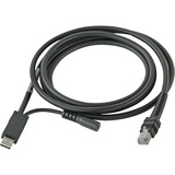 Zebra CBA-U42-S07PAR accesorio para lector de código de barras, Cable negro, USB A, 2,8 m, LI3608/LI3678