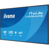 iiyama LH5064UHS-B1AG pantalla de señalización Pantalla plana para señalización digital 127 cm (50") Wifi 500 cd / m² 4K Ultra HD Negro Procesador incorporado Android 24/7, Pantalla de gran formato negro (mate), Pantalla plana para señalización digital, 127 cm (50"), 3840 x 2160 Pixeles, Wifi, 24/7