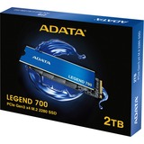 ADATA LEGEND 700 1 TB, Unidad de estado sólido azul/Dorado