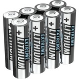 Ansmann 4+4 Lithium AA Batería de un solo uso Litio plateado, Batería de un solo uso, AA, Litio, 1,5 V, 8 pieza(s), Plata