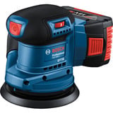 Bosch Lijadora excéntrica inalámbrica GEX 185-LI Professional, 18 Voltios, Lijadora orbital azul/Negro