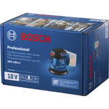 Bosch Lijadora excéntrica inalámbrica GEX 185-LI Professional, 18 Voltios, Lijadora orbital azul/Negro