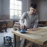 Bosch Lijadora excéntrica inalámbrica GEX 185-LI Professional, 18 Voltios, Lijadora orbital azul/Negro