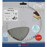Bosch PRO hoja de sierra circular inalámbrica para madera/aluminio 165 mm, paquete doble 