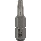 Bosch Punta de atornillar extra dura, Bit 25 pieza(s), Torx, T20, Acero, 25 mm, 25,4 / 4 mm (1 / 4")