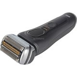 Braun Series 9 Pro+ 9510s Wet & Dry Máquina de afeitar de láminas Recortadora Negro negro/Plateado, Máquina de afeitar de láminas, Negro, Batería, Ión de litio, 60 min, Caja