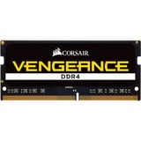 Corsair Vengeance CMSX16GX4M1A3200C22 módulo de memoria 16 GB 1 x 16 GB DDR4 3200 MHz, Memoria RAM negro, 16 GB, 1 x 16 GB, DDR4, 3200 MHz, 260-pin SO-DIMM
