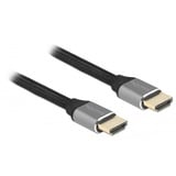 DeLOCK 83995 cable HDMI 1 m HDMI tipo A (Estándar) Gris gris, 1 m, HDMI tipo A (Estándar), HDMI tipo A (Estándar), 3D, 48 Gbit/s, Gris