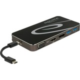 DeLOCK 87773 base para portátil y replicador de puertos Alámbrico USB 3.2 Gen 1 (3.1 Gen 1) Type-C Negro, Estación de acoplamiento negro, Alámbrico, USB 3.2 Gen 1 (3.1 Gen 1) Type-C, 4,5 W, Negro, 3840 x 2160 Pixeles, China