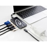 DeLOCK 87773 base para portátil y replicador de puertos Alámbrico USB 3.2 Gen 1 (3.1 Gen 1) Type-C Negro, Estación de acoplamiento negro, Alámbrico, USB 3.2 Gen 1 (3.1 Gen 1) Type-C, 4,5 W, Negro, 3840 x 2160 Pixeles, China